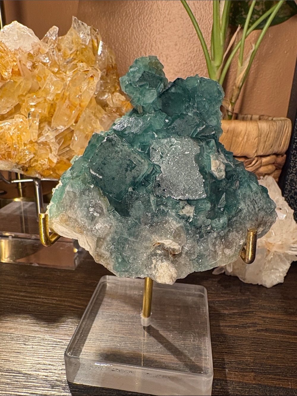 Green/Teal Cubic Fluorite
